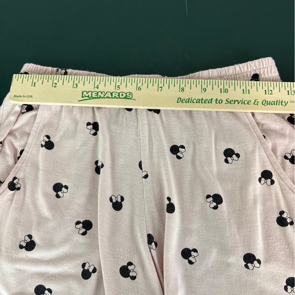 Disney Mickey & Minnie Women’s 2 Piece Shorts Set Pajamas PJ XS Pink (964) - Picture 10 of 14